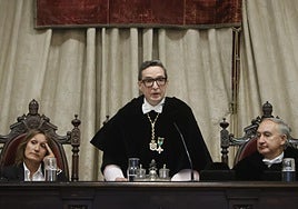 Corchado, en la inauguración del curso universitario.