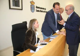 Marta Labrador, David Mingo, Florián Alonso y Jesús Hernández.