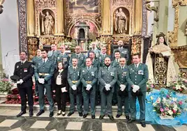 Foto de familia del día de El Pilar en Peñaranda de Bracamonte.