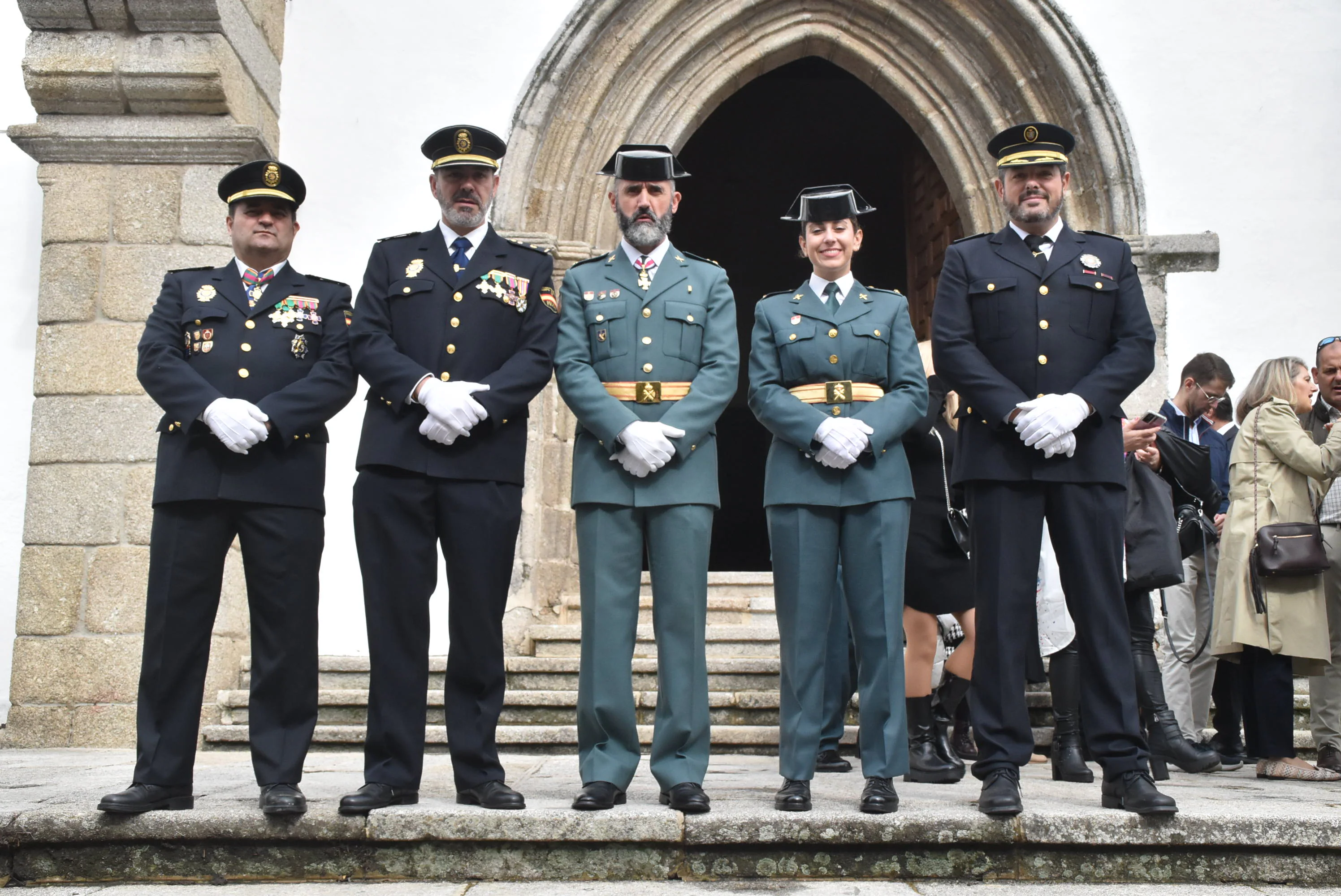 La Guardia Civil de Béjar celebra su día con misa, condecoraciones y convite