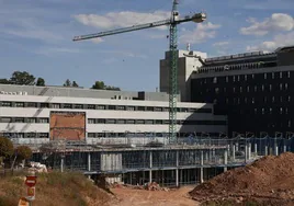 Obras del complejo hospitalario de Salamanca.