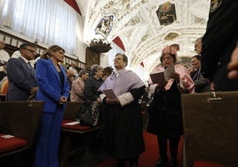 María Teresa Anguera durante el acto.