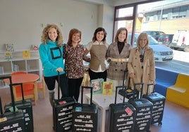 Raquel Casero, Yoana Izquierdo, María Gutiérrez, Mani Martín y Maribel Martín.