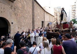 Procesión de Santa Teresa de Jesús celebrada en la capital por el Año Jubilar.