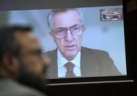 El exdirector de la Guardia Civil Leonardo Marcos González comparece por videoconferencia.