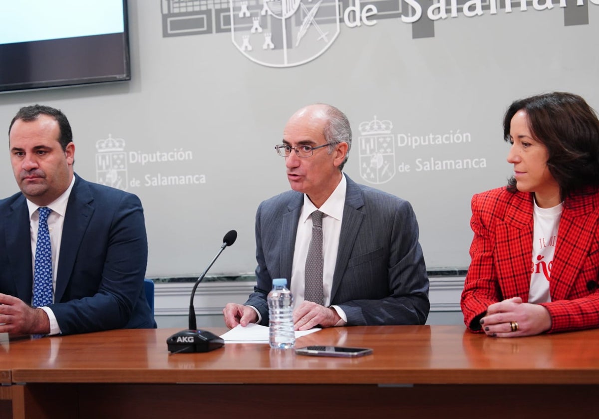 David Mingo, Javier Iglesias y Pilar Sánchez.