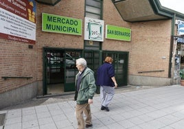 El Mercado Municipal de San Bernardo sin actividad.