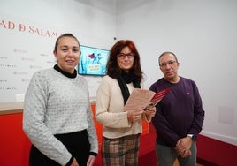 Lucía Vidal, Marta Gutiérrez y Fernando Barbero.