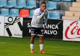 Juancho dedica el gol que marcó al Ávila a su hija Esmeralda.