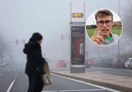 Imagen de un día con niebla en Salamanca.