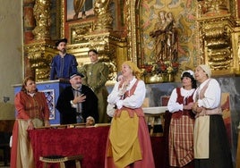 Puesta en escena en la iglesia parroquial