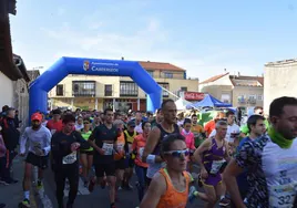 Momento de la salida de la primera prueba de la Liga Cross Cabrerizos