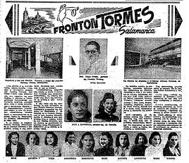 El periódico madrileño Gol Deportivo publicó en diciembre de 1941 un amplio reportaje sobre el frontón salmantino.