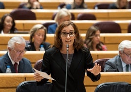 Mónica García, ministra de Sanidad.