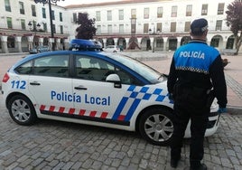 Un agente de la Policía Local de Peñaranda.