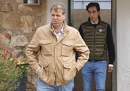 Justo Hernández, en el patio de cuadrillas de La Glorieta.