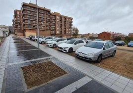 Aparcamiento de la calle Coruña.