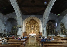 Interior de la iglesia de Nuestra Señora del Castillo.