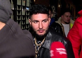 Omar Montes se ha dejado ver ante las cámaras este fin de semana.