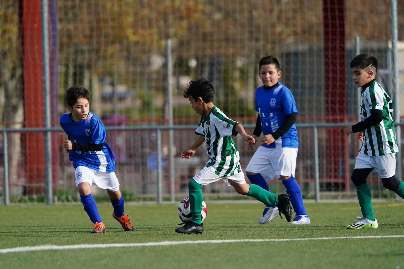 La jornada del fútbol base en Salamanca, en imágenes