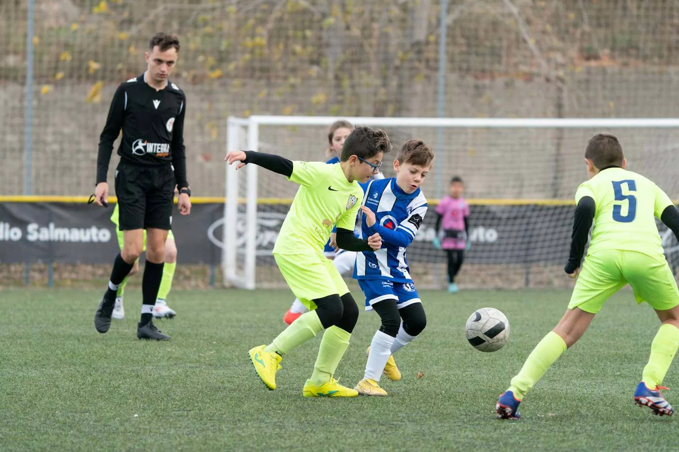 La jornada del fútbol base en Salamanca, en imágenes