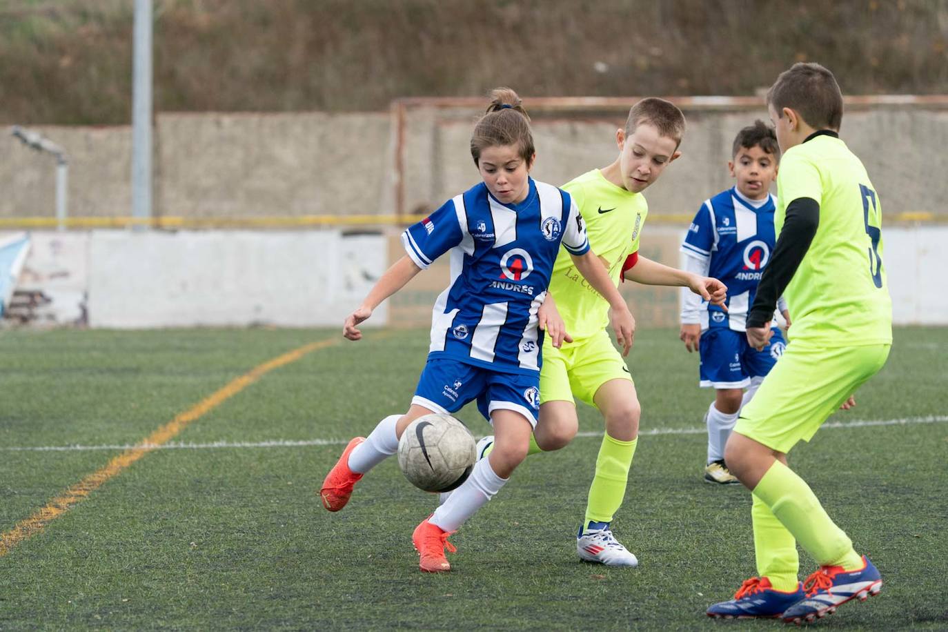 La jornada del fútbol base en Salamanca, en imágenes