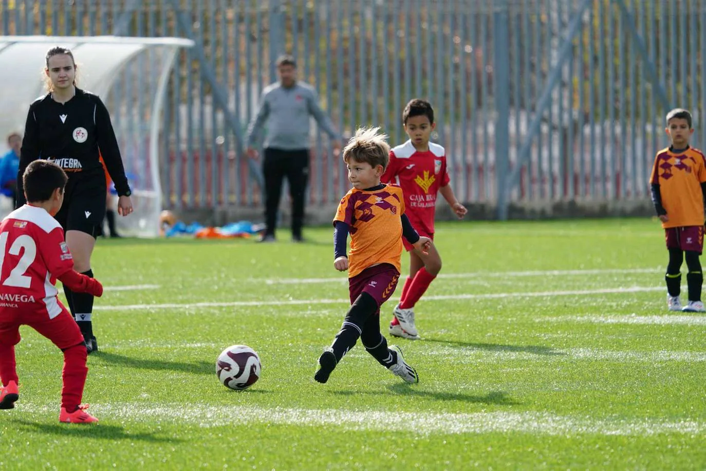 La jornada del fútbol base en Salamanca, en imágenes