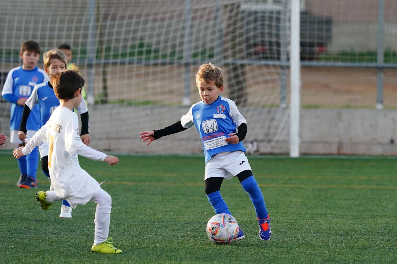 La jornada del fútbol base en Salamanca, en imágenes