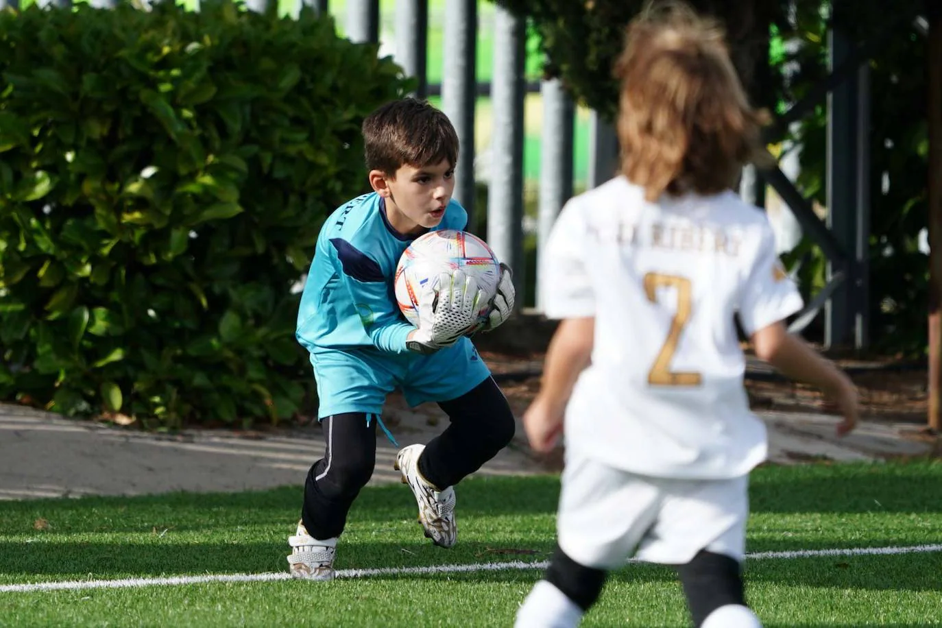 La jornada del fútbol base en Salamanca, en imágenes