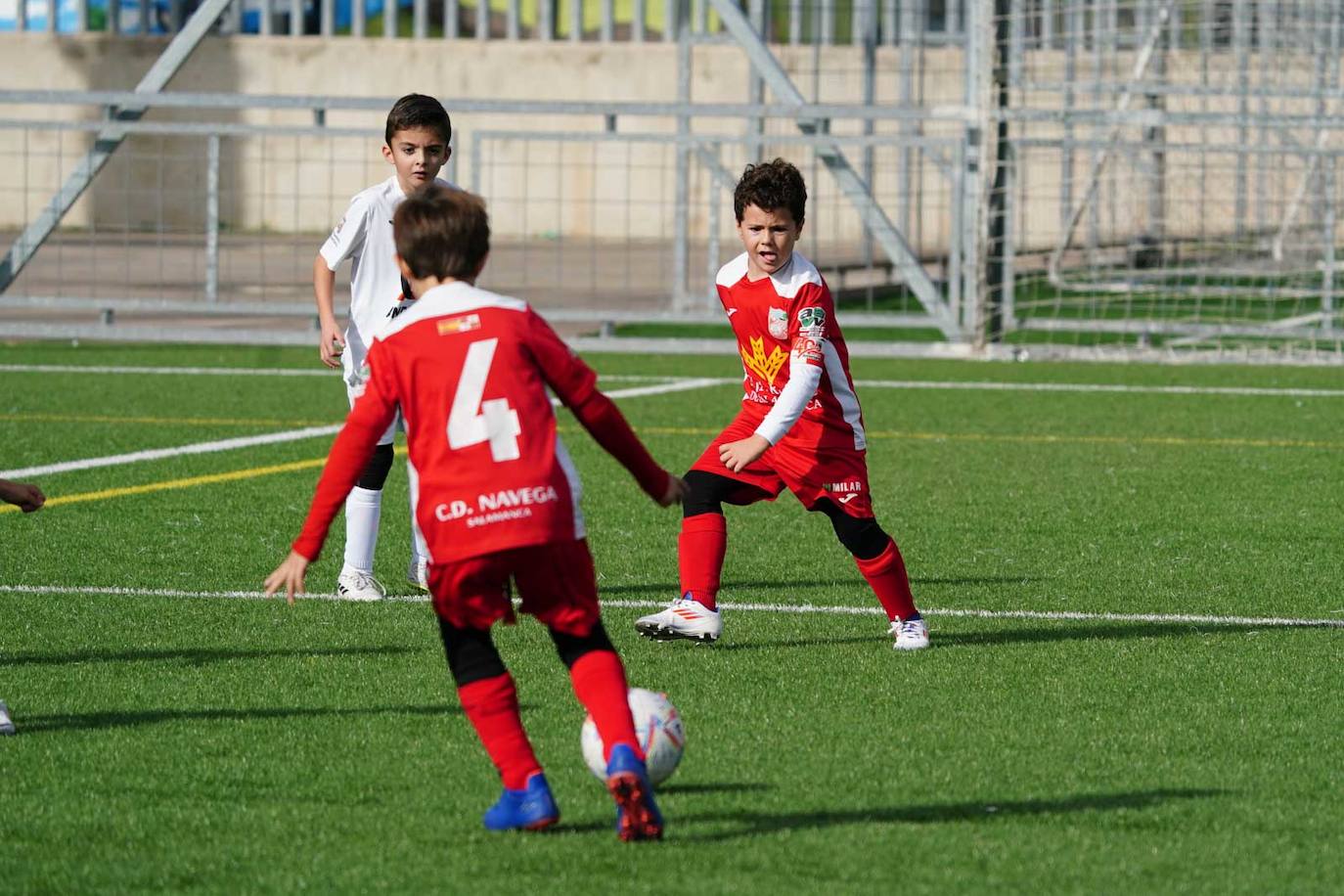 La jornada del fútbol base en Salamanca, en imágenes