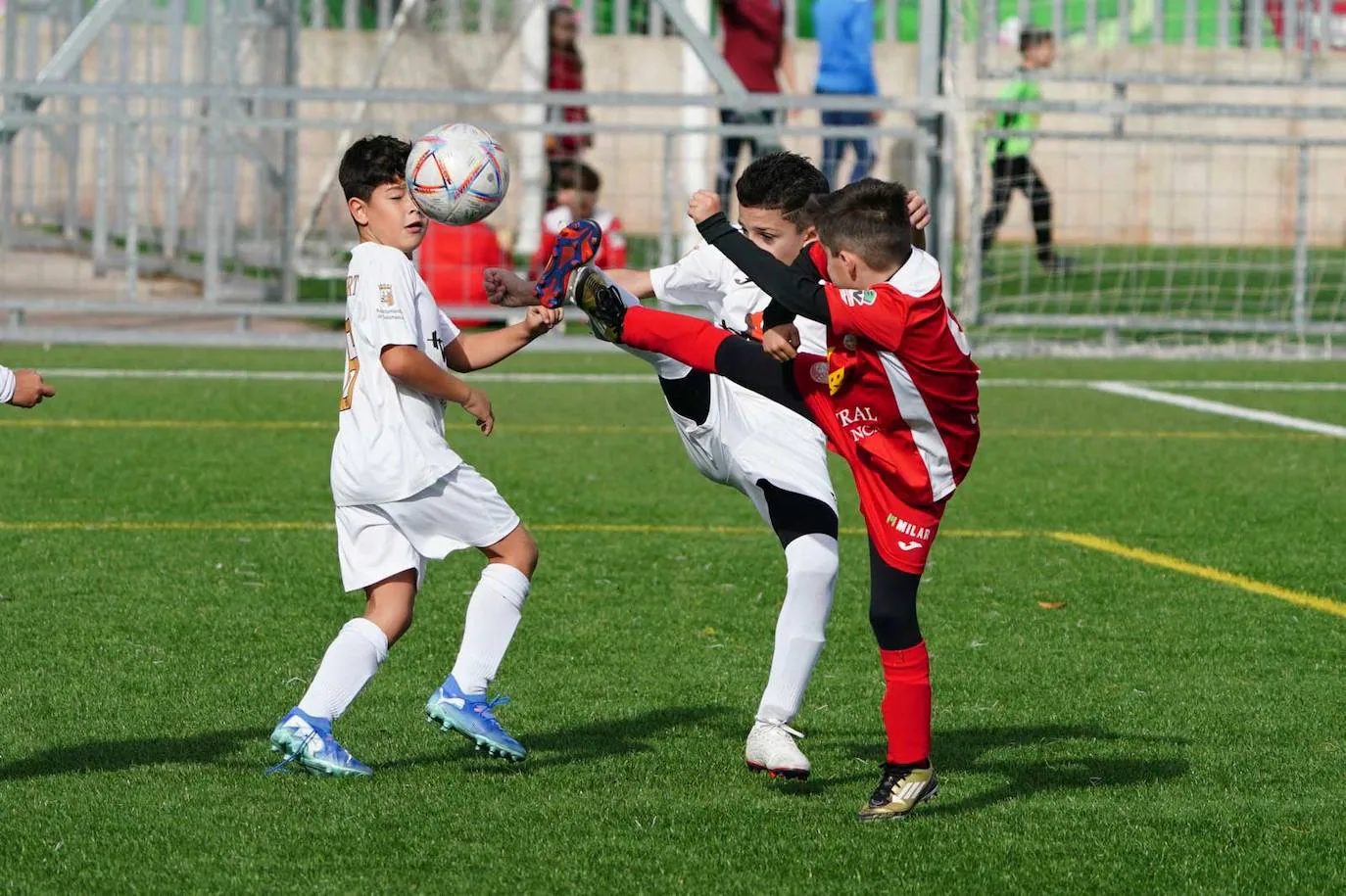 La jornada del fútbol base en Salamanca, en imágenes