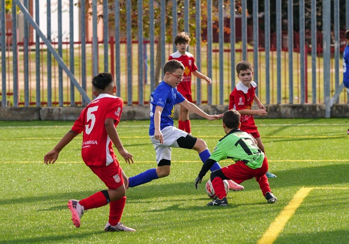 La jornada del fútbol base en Salamanca, en imágenes