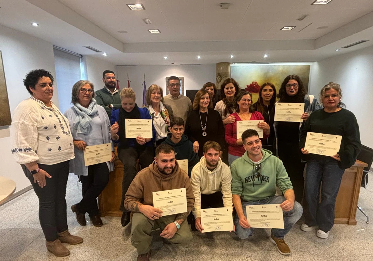 Peñaranda clausura el Programa Mixto de Formación y Empleo de pintura con un resultado muy positivo