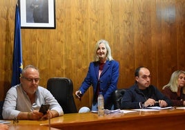 Juan Antonio Pascual, Concepción Miguélez, José García y Elena García antes de comenzar la sesión.