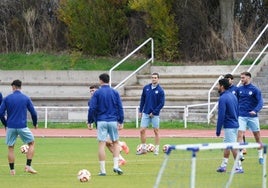 Entrenamiento de este lunes en Las Pistas del Helmántico.