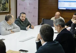 Debate del cereal en la Lonja de Salamanca.