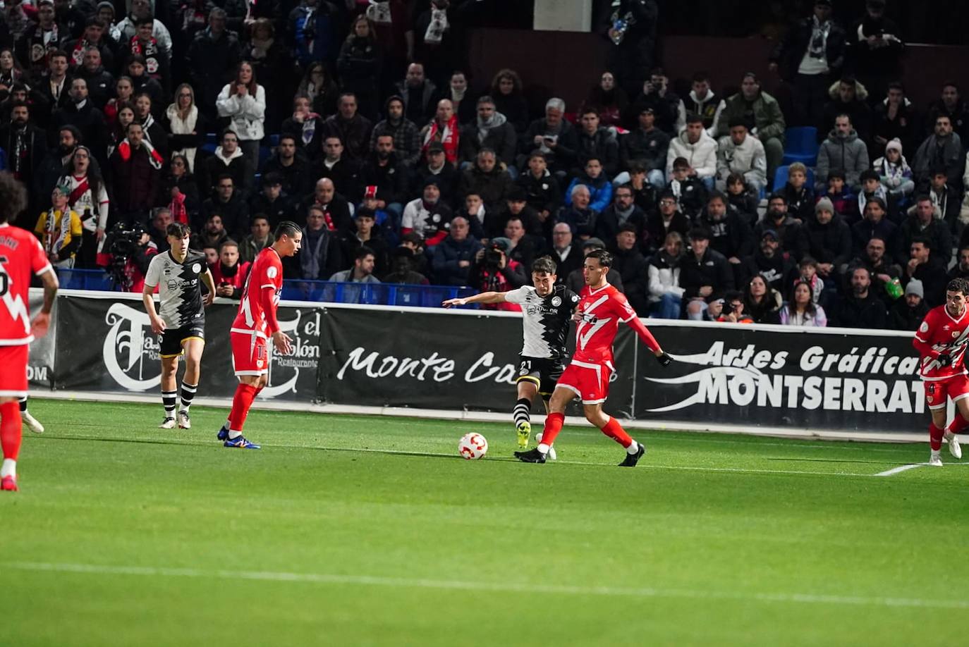 Todas las imágenes de la noche de Copa para Unionistas contra el Rayo Vallecano