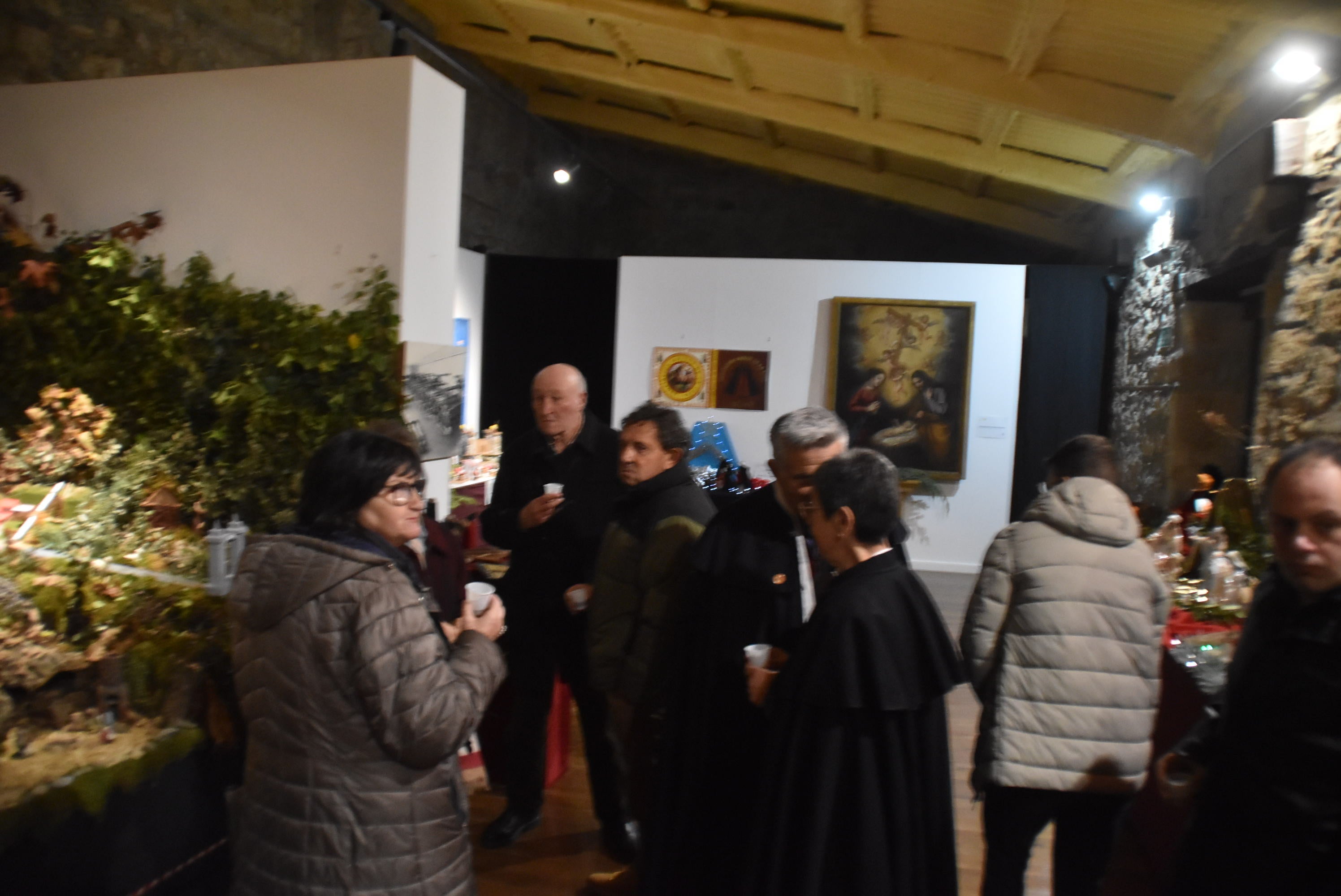 Béjar presume de tradición belenística en la muestra de la Hermandad de Jesús Nazareno