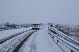 Imagen de una nevada caída en Salamanca.