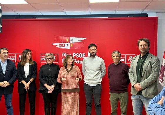 Acto en la sede del PSOE.