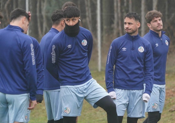 Sesión de entrenamiento matinal de este viernes del Salamanca UDS.