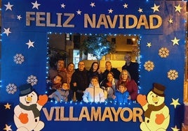 El photocall artesanal que puede visitarse de forma gratuita en Villamayor de Armuña.