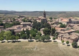 Vista aérea de Medinaceli, Soria