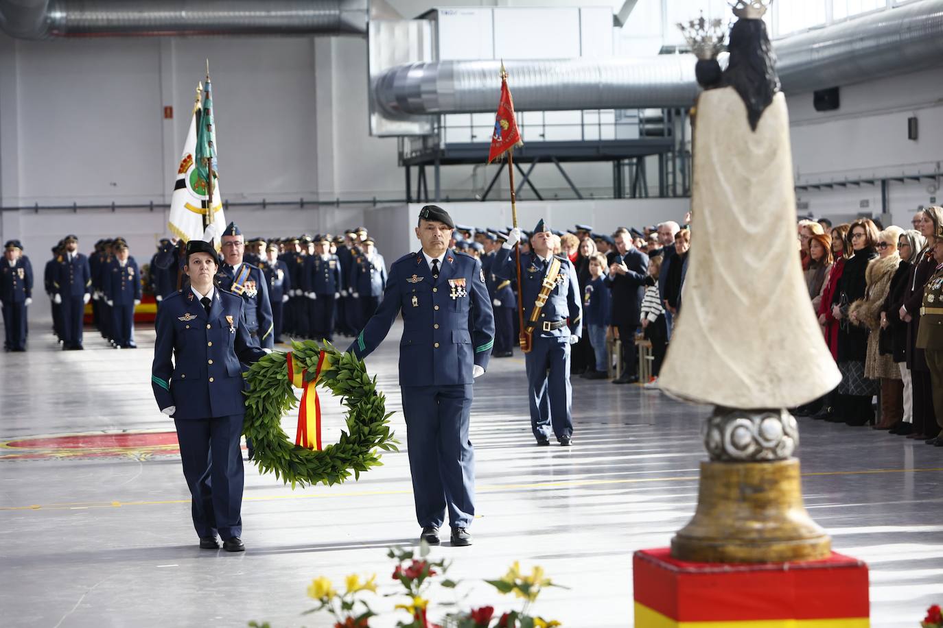 Elogio al «servicio callado y sacrificado» en la fiesta de la Patrona de la Aviación en Matacán