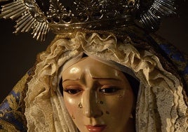 Rostro de la Virgen de la Esperanza de Peñaranda de Bracamonte.