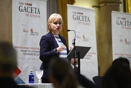 La consejera de Empleo, Leticia García.