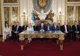 El presidente de Argentina, Javier Milei.