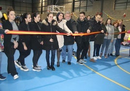 La inauguración del mercadillo navideño de Carbajosa de la Sagrada