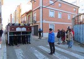 Ensayo solidario por las calles de Peñaranda.