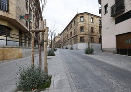 La calle Ancha, que se quedó sin estacionamientos con su remodelación.